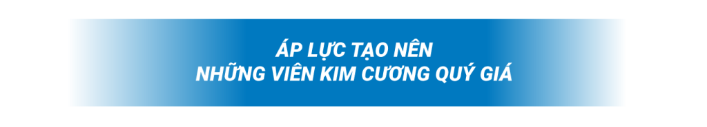 áp lực tạo nên những viên kim cương quý giá