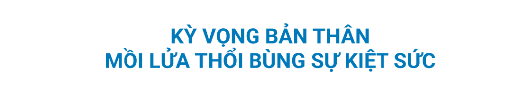 hy vọng bản thân bùng lửa thổi đi sự kệt sức