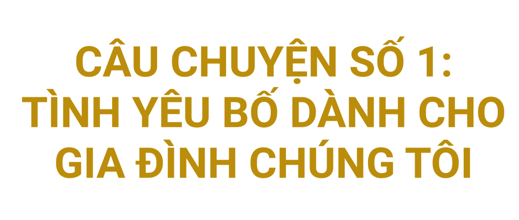 tình yêu bố dành cho gia đình